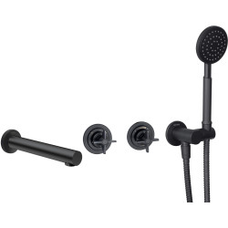 Elegancka Bateria Podtynkowa z Zestawem Prysznicowym Nero - Komfort i Styl w Jednym