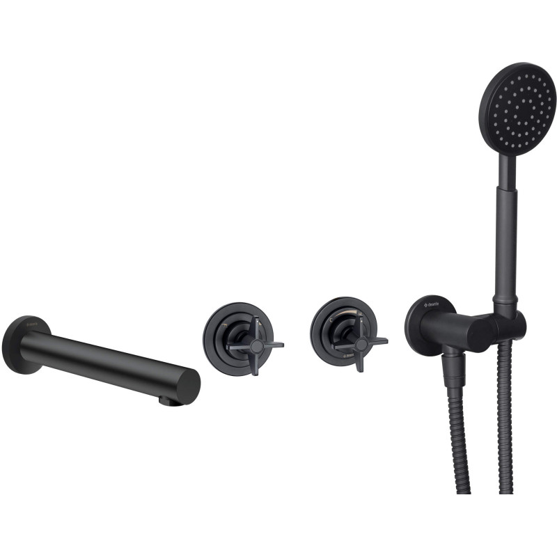 Elegancka Bateria Podtynkowa z Zestawem Prysznicowym Nero - Komfort i Styl w Jednym