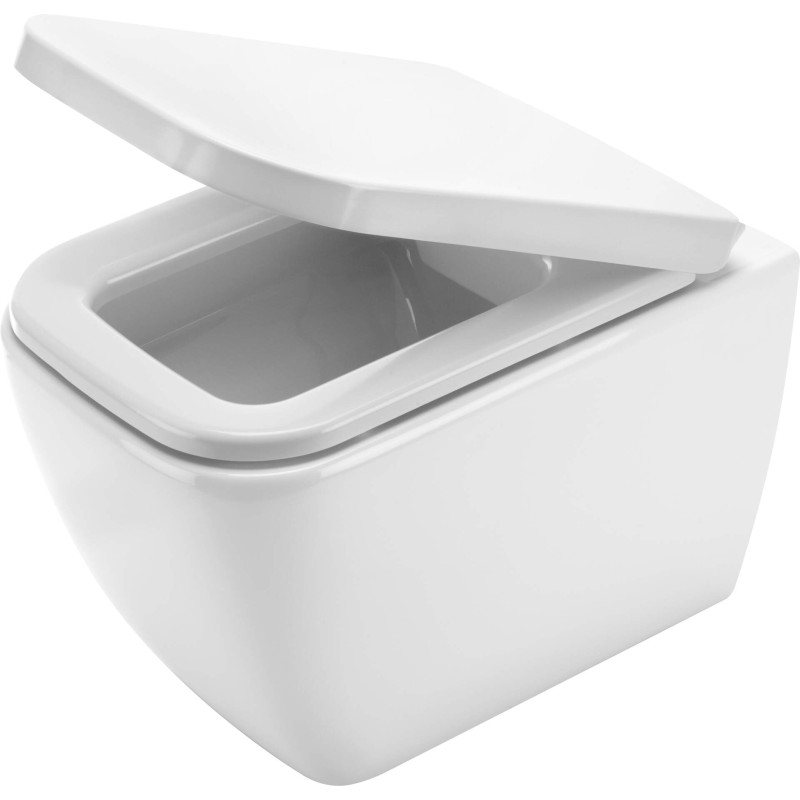 Nowoczesna Miska WC Bezkołnierzowa, Wisząca, 10 Lat Gwarancji!