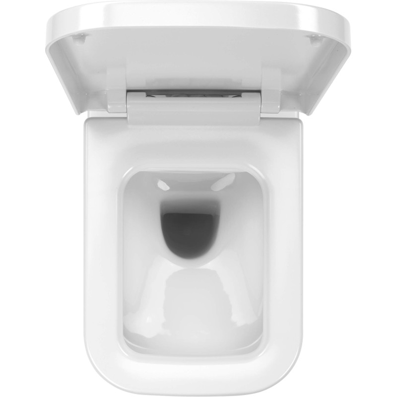 Nowoczesna Miska WC Bezkołnierzowa, Wisząca, 10 Lat Gwarancji!