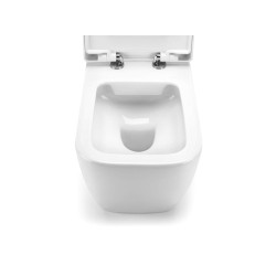Nowoczesna Miska WC Bezkołnierzowa, Wisząca, 10 Lat Gwarancji!