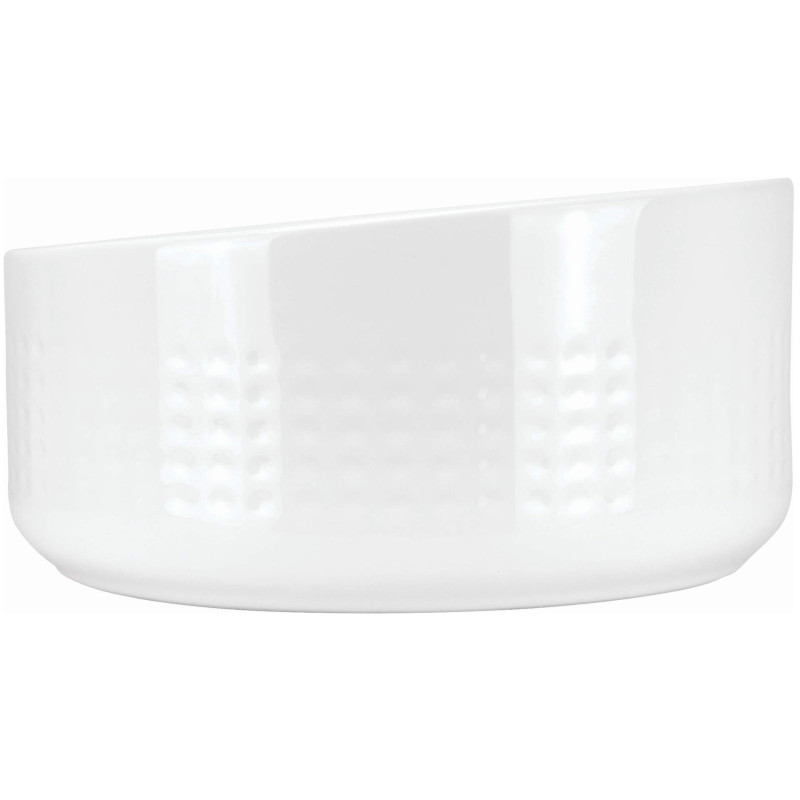 Asymetryczna Umywalka Ceramiczna Nablatowa - Nowoczesny Design, Biały Kolor, Bez Przelewu