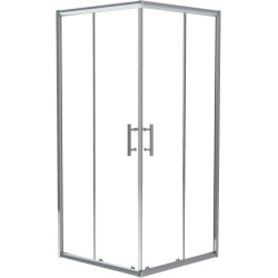 Kabina Prysznicowa 90x90 cm z Chromem i Powłoką Active Cover - Elegancja i Nowoczesność