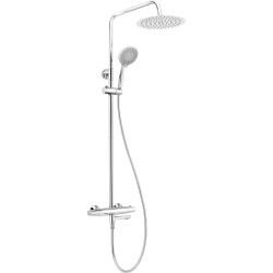 Zestaw Natryskowy Termostatyczny z Ruchomą Wylewką - Komfort i Styl w Twojej Łazience