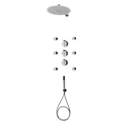 Zestaw Prysznicowy Premium z Baterią Termostatyczną i Deszczownicą RainMaster
