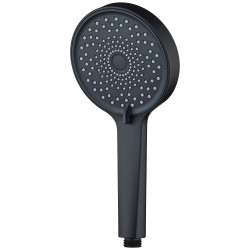 Prysznicowy Komfort Nero – Okrągła Słuchawka 3-trybowa dla Relaksującej Kąpieli