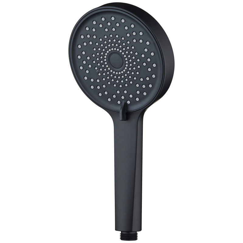 Prysznicowy Komfort Nero – Okrągła Słuchawka 3-trybowa dla Relaksującej Kąpieli