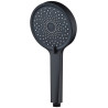 Prysznicowy Komfort Nero – Okrągła Słuchawka 3-trybowa dla Relaksującej Kąpieli