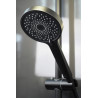Prysznicowy Komfort Nero – Okrągła Słuchawka 3-trybowa dla Relaksującej Kąpieli