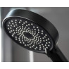 Prysznicowy Komfort Nero – Okrągła Słuchawka 3-trybowa dla Relaksującej Kąpieli