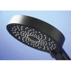 Prysznicowy Komfort Nero – Okrągła Słuchawka 3-trybowa dla Relaksującej Kąpieli