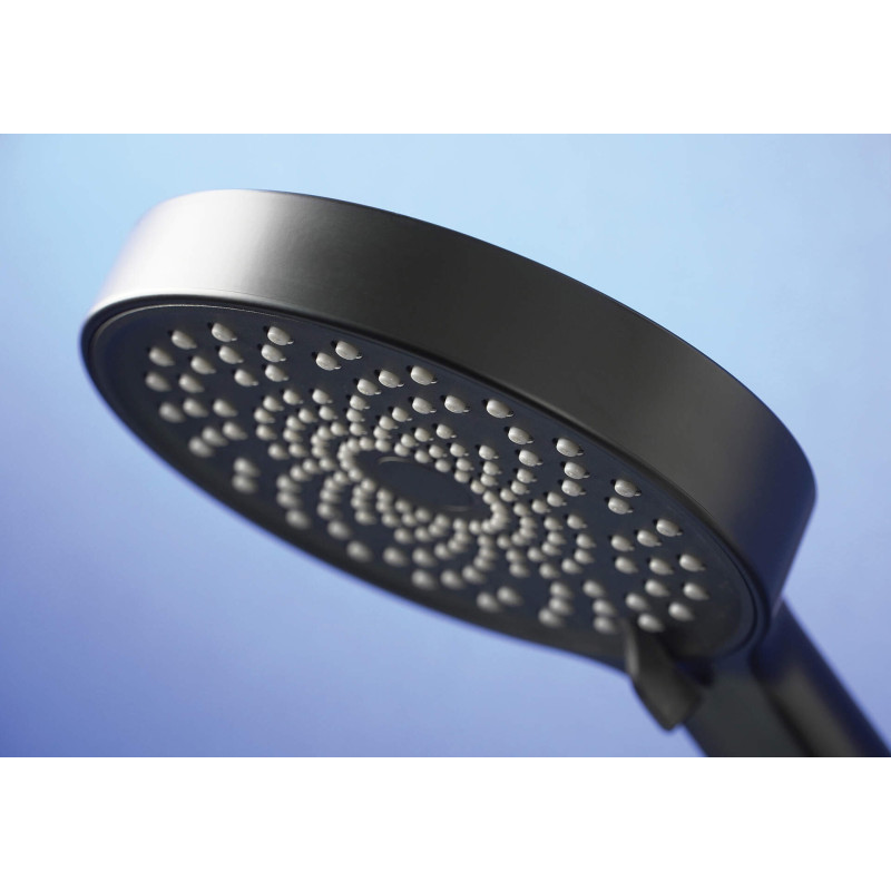 Prysznicowy Komfort Nero – Okrągła Słuchawka 3-trybowa dla Relaksującej Kąpieli