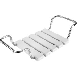 Składane Siedzisko wannowe Comfort - Idealne do każdej łazienki! Udźwig 150 kg, biały design