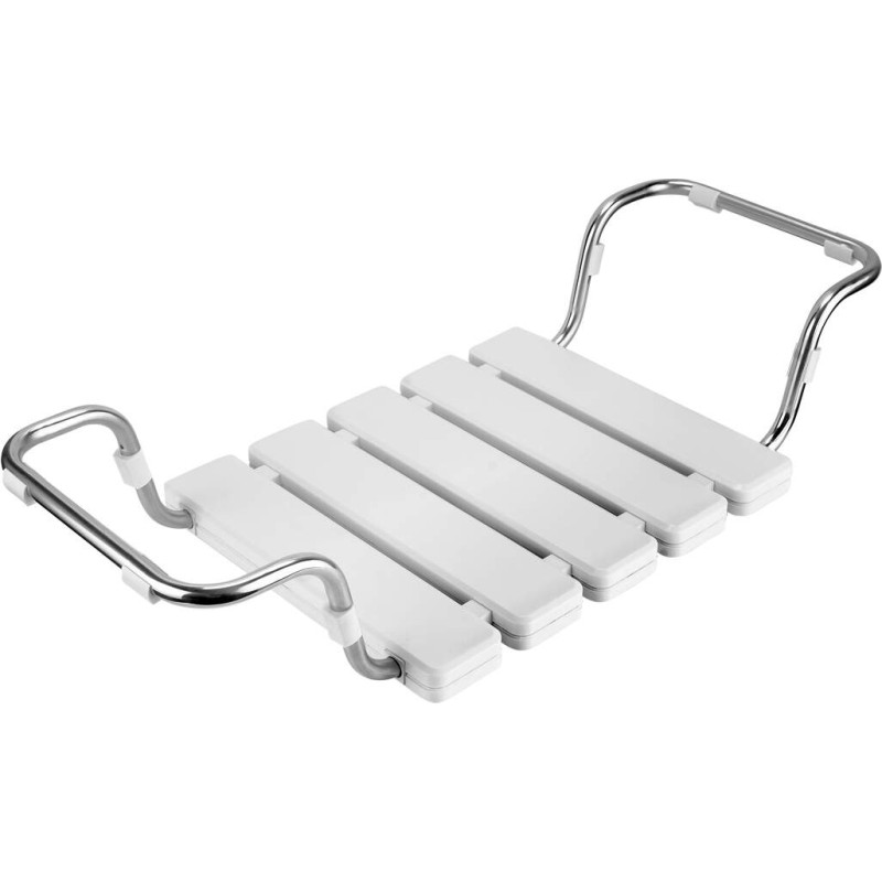 Składane Siedzisko wannowe Comfort - Idealne do każdej łazienki! Udźwig 150 kg, biały design