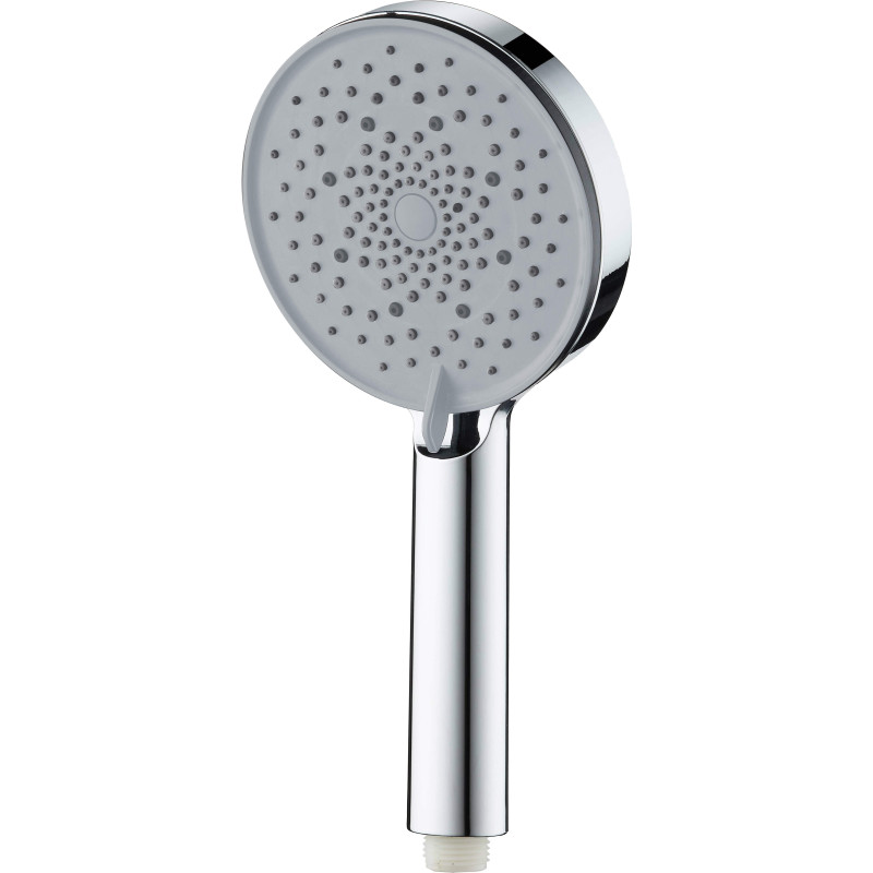 Luksusowa 3-Funkcyjna Słuchawka Prysznicowa - Deszcz, Mgiełka, Hydromasaż, Chrom-Czarny