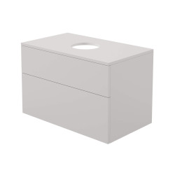 Wisząca Szafka Umywalkowa Kaszmir 80cm - Matowa Elegancja z Systemem Cichego Domyku