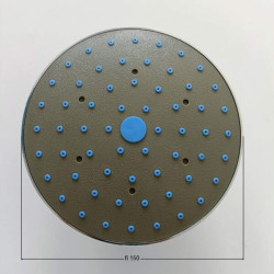 Elegancka Głowica Prysznicowa Chromowana z Funkcją Deszczową, Średnica 150 mm