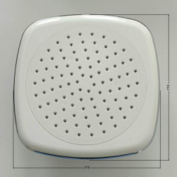 Głowica Prysznicowa Premium RainShower z Anti-calc, 210mm, Biały Chrom