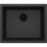 Niezawodny Zlewozmywak Granitowy Grafitowy 1-komorowy z Osprzętem
