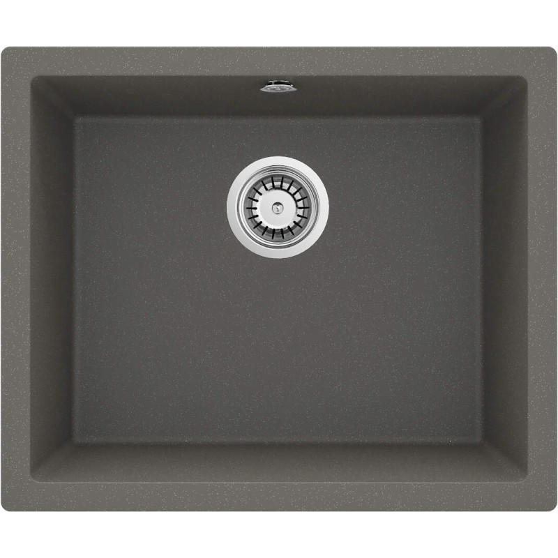 Zlewozmywak Granitowy Antracytowy 1-komorowy, Matowy - Elegancja i Funkcjonalność w Jednym