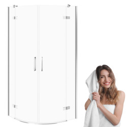 Elegancka Kabina Prysznicowa Cersanit City 80x80x195 - Styl i Funkcjonalność w Twojej Łazience