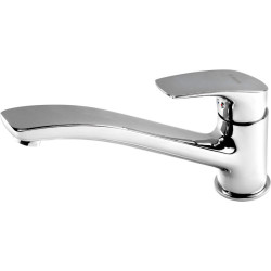 Chromowany Mistrz Kuchni: Bateria Jednouchwytowa z Wysokiej Jakości Mosiądzu