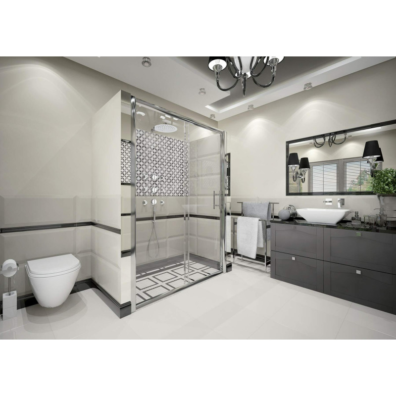 ChromeMaster – Elegancka Bateria Umywalkowa Podtynkowa z Dwoma Dźwigniami