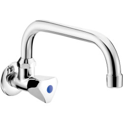 Chromowana Bateria Ścienna z Obrotową Wylewką - Elegancja i Funkcjonalność