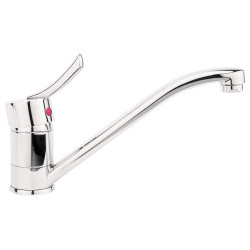 Chromowana Bateria Kuchenna Stojąca z Jednouchwytowym Mieszaczem i Ceramiczną Głowicą 40 mm