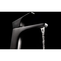 Bateria umywalkowa Nero Eco-Click - Jednouchwytowa, Mosiężna, Nowoczesny Design!