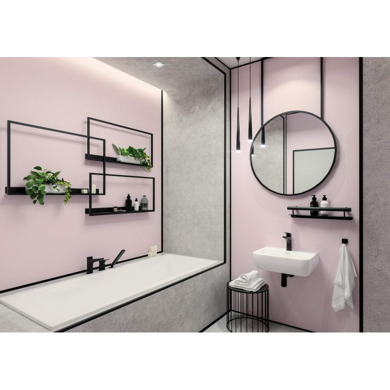 Elegancka Umywalka Ścienna Ceramika Biała 415x525 mm z Otworem na Baterię