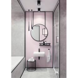 Elegancka Umywalka Ścienna Ceramika Biała 415x525 mm z Otworem na Baterię