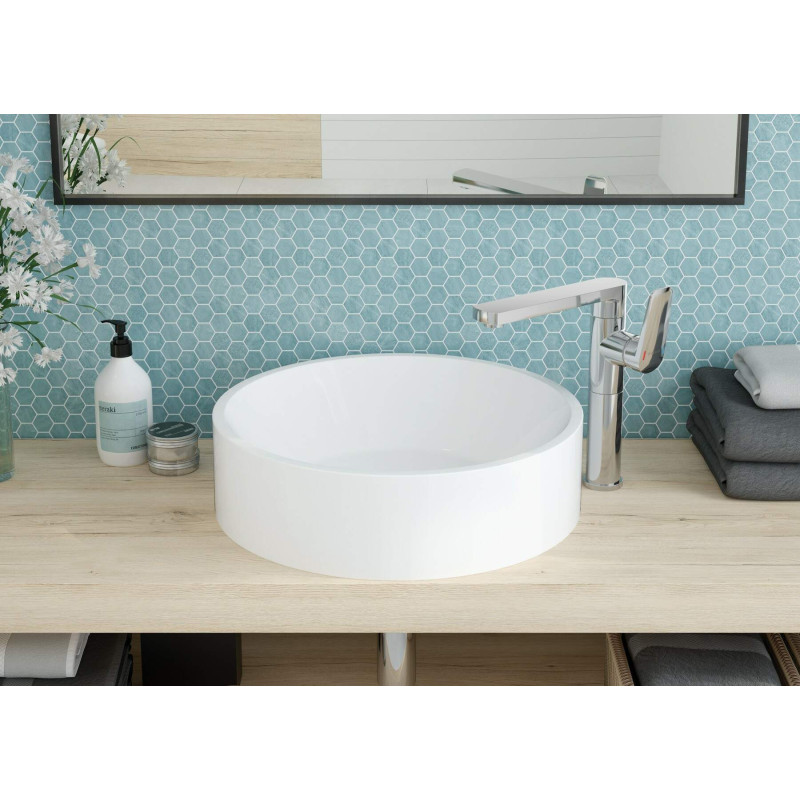 Ceramiczna umywalka nablatowa Premium - elegancja, trwałość i styl dla każdej łazienki!