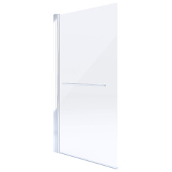 Parawan prysznicowy Premium z unoszeniem, chrom, 75x145 cm, szkło hartowane 6mm