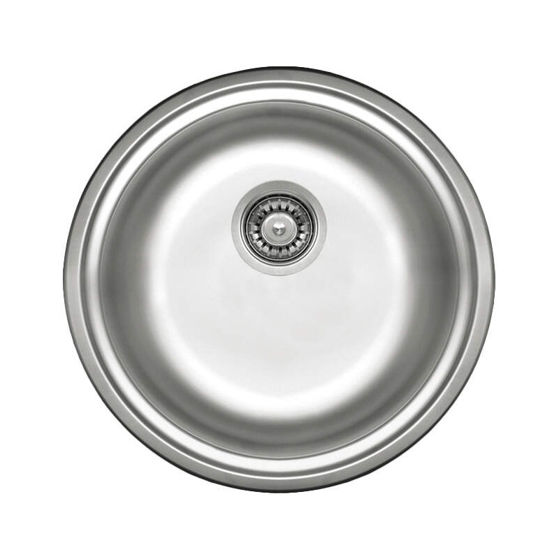 Elegancki Zlewozmywak Stalowy Dekor 1-Komorowy z Akcesoriami