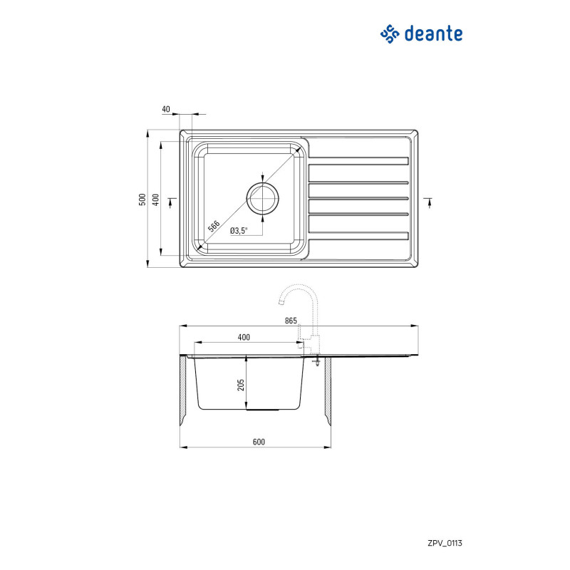 Zlewozmywak stalowy satynowy 1-komorowy z ociekaczem - Elegancja i funkcjonalność