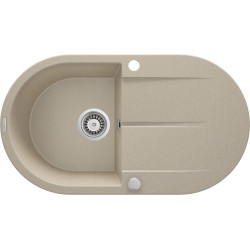 Granitowy Zlewozmywak Piaskowy z Ociekaczem - Elegancja i Funkcjonalność w Twojej Kuchni!