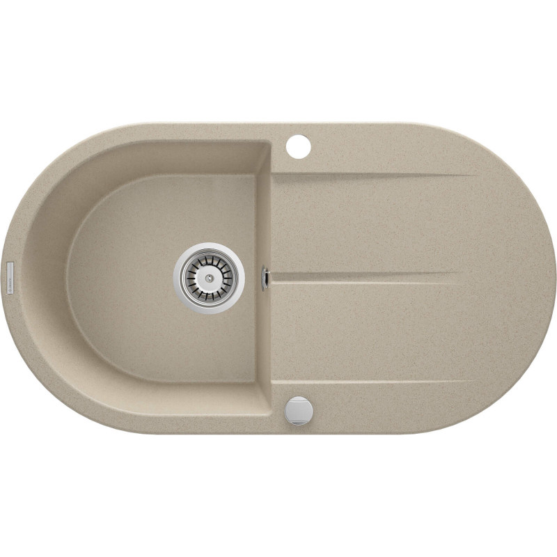 Granitowy Zlewozmywak Piaskowy z Ociekaczem - Elegancja i Funkcjonalność w Twojej Kuchni!