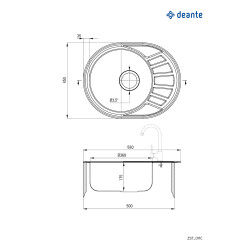 Zlewozmywak stalowy satyna 1-komorowy z ociekaczem - styl i funkcjonalność w Twojej kuchni!