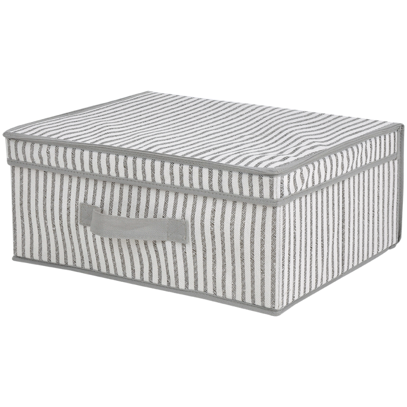 Eleganckie Pudełko FLORIDA beżowe z pokrywą i uchwytem, praktyczne i stylowe!