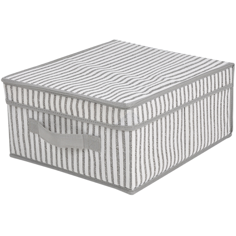 FLORIDA Beżowe Pudełko z Pokrywką - Praktyczne i Stylowe Rozwiązanie do Przechowywania!