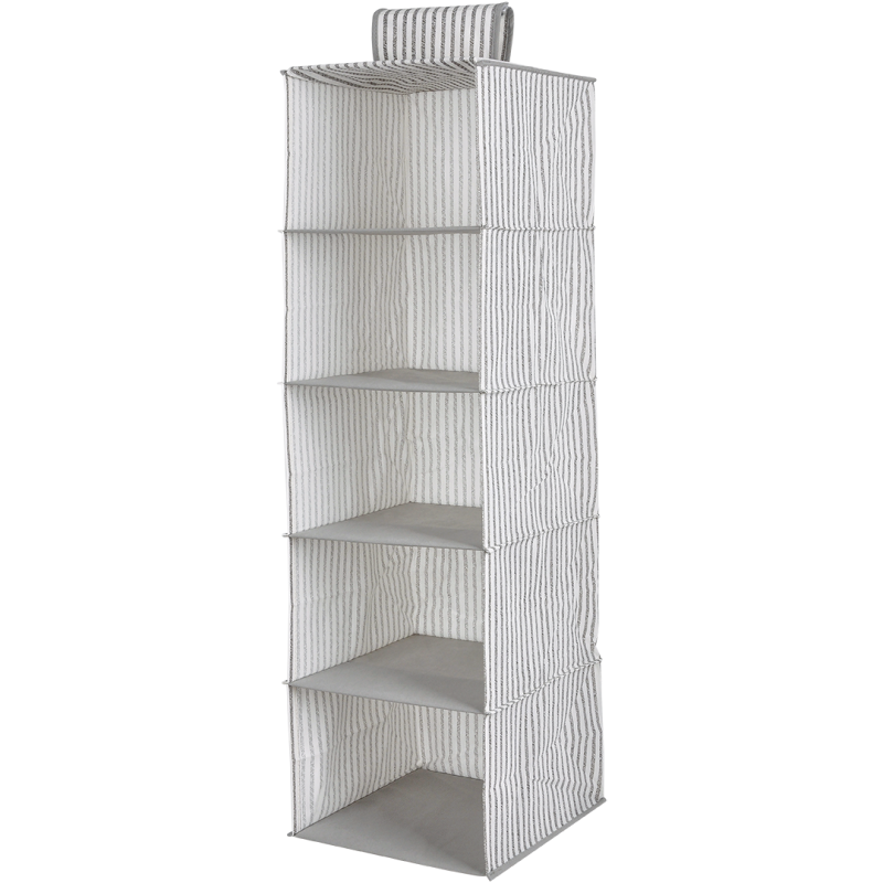 FLORIDA składany organizer 5 półek Beige - Praktyczna i stylowa organizacja przestrzeni