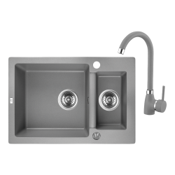 Zlewozmywak Celia 1,5K z Baterią U – Elegancja i Niezawodność w Twojej Kuchni!