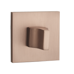 Kwadratowy Szyld WC Różowe Złoto - Elegancja w Twoim Wnętrzu