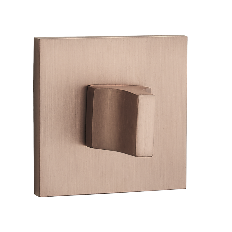 Kwadratowy Szyld WC Różowe Złoto - Elegancja w Twoim Wnętrzu