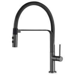 Kuchinox Siluetto bateria zlewozmywakowa stojąca grafit