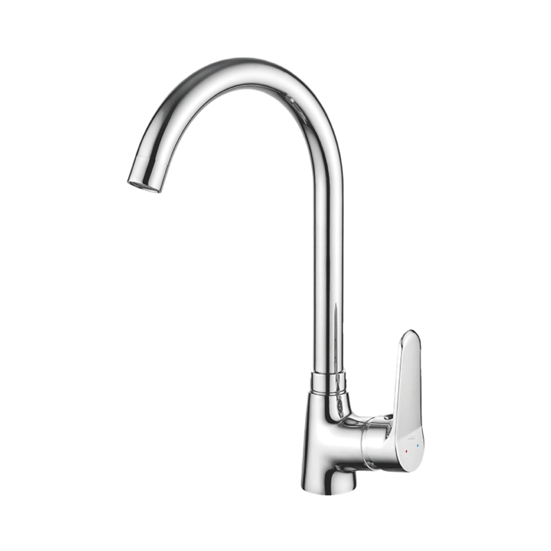 ATEZ Chromowany Mieszacz Jednouchwytowy z Ruchomą Wylewką U - Styl i Funkcjonalność