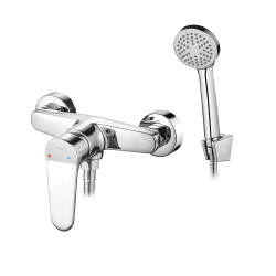 Kuchinox Atez bateria natryskowa ścienna chrom