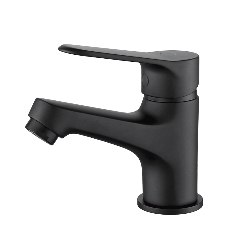 ATEZ Elegancja - Czarno-Ceramiczna Bateria Łazienkowa z Klik-Klakiem