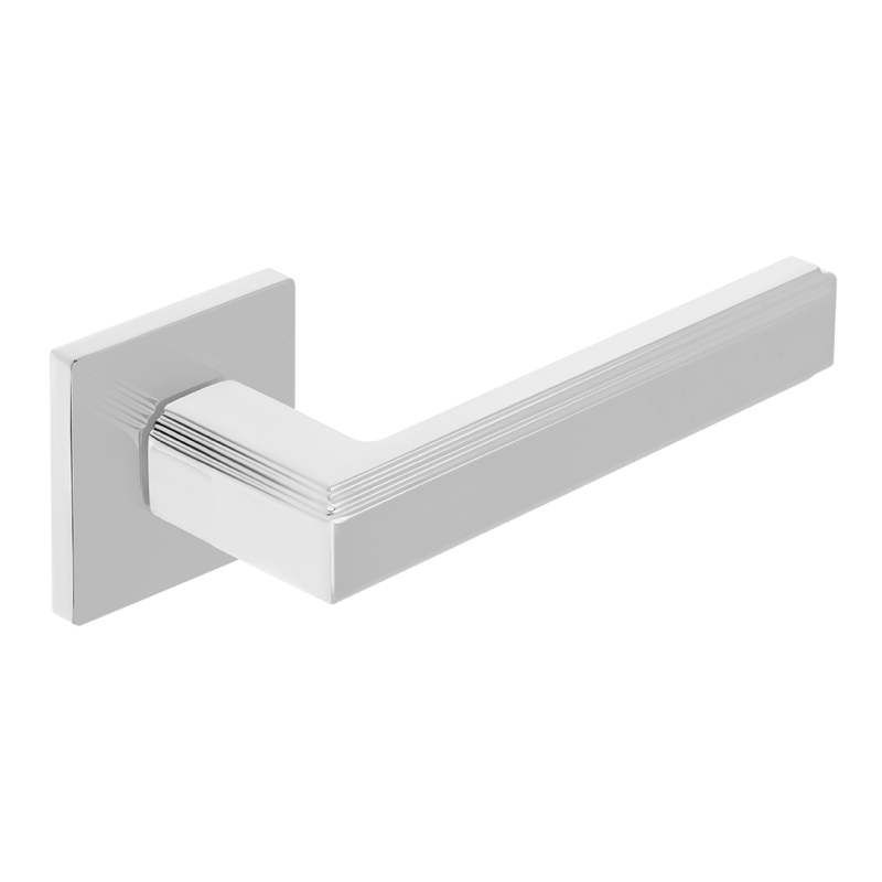 Elegancka Klamka Tessera Premium z Chromowanym Wykończeniem - Perfekcja do Każdych Drzwi!